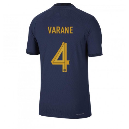 Francuska Raphael Varane #4 Domaci Dres SP 2022 Kratak Rukavima
